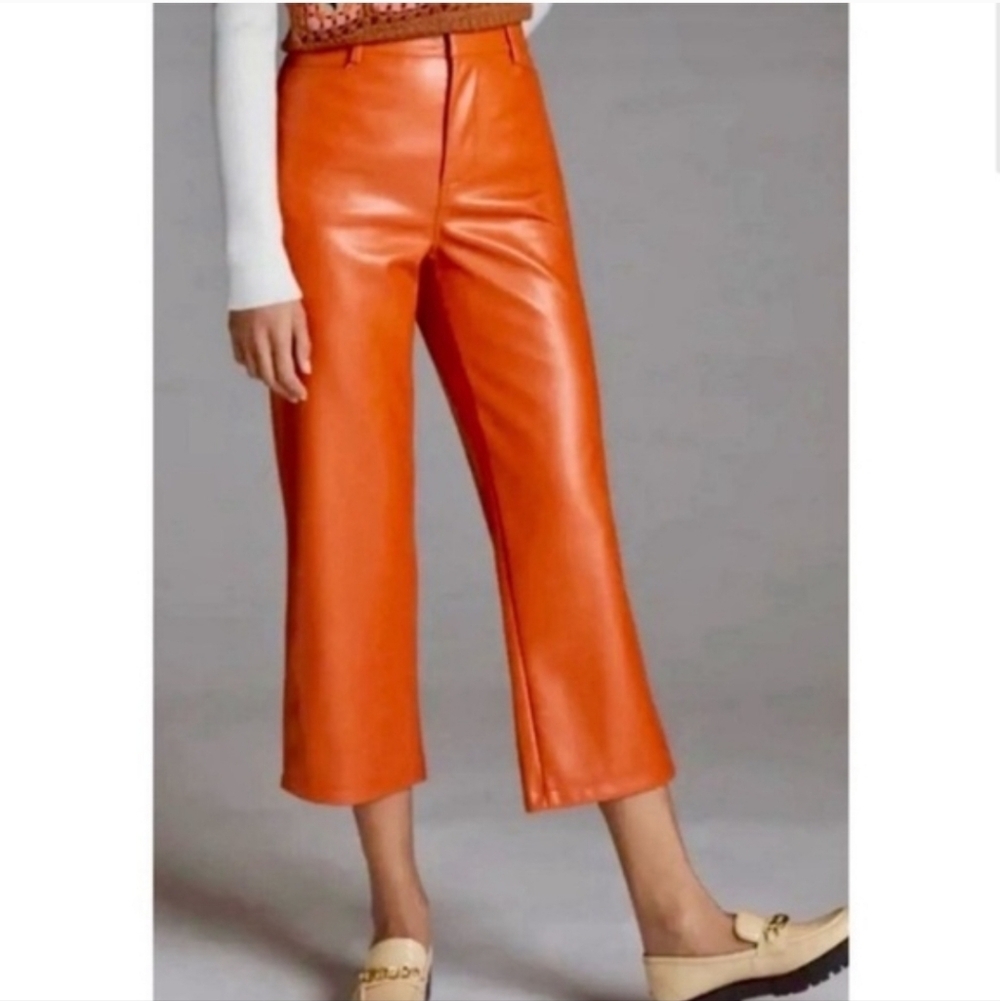 Anthropologie Avec Les Filles Faux Leather Pants